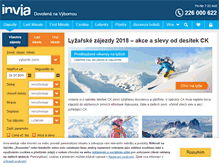 Tablet Screenshot of lyzovani.invia.cz