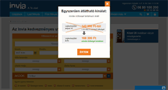 Desktop Screenshot of akciok.invia.hu