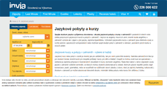 Desktop Screenshot of jazykove-pobyty.invia.cz