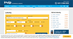 Desktop Screenshot of letenky.invia.sk