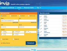 Tablet Screenshot of lacne-letenky.invia.sk