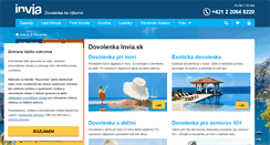 Desktop Screenshot of dovolenka.invia.sk